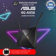 Asus 4G-AX56 Cat.6 300Mbps Dual-Band WiFi 6 AX1800 LTE Router