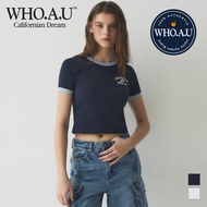 [WHO.A.U] Ringer Crop T-Shirt | WHRAE2621F