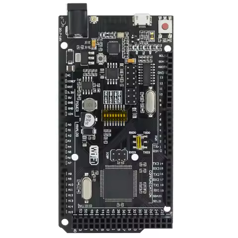 Mega +WiFi R3 ATmega2560+ESP8266 (32Mb memory), USB-TTL CH340G. Compatible Mega, NodeMCU, ESP8266 wi