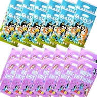 Bluey Birthday Party Decoration Girl Boy Disposable Candy Bag Biscuit Packing Bag Gift Bag loot bag 