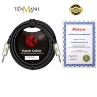 [Genuine] TRS Kirlin AP-468PRL 2-Head 3mm Stereo Signal Cable - TRS 3.5mm Cable AP468, AP468PRL Leng