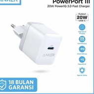 Gratis Ongkir Wall Charger Anker Powerport Iii Nano 20W A2633 / Nano