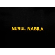 Embroidery / Sulam / jahit nama / jahit logo