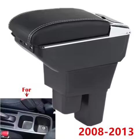 For Honda Jazz Armrest For Honda Fit Jazz 2 Car Armrest Box 2008 2009 2010 2011 2012 2013 Storage Bo