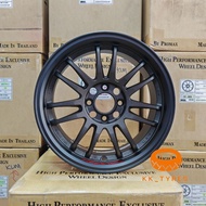 [4PCS] New Sport Rim 15inch Promax Wheels🇹🇭RE30 15X7JJ ET35 4H100 BR-Dark