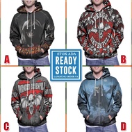 Avenged Sevenfold Zipper Hoodie A7X Fullprint Hoodie Polyester Jersey Material | Size S M L XL XXL 3