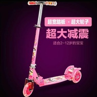 ST-🚢Children's Scooter Three-Wheel Flash Baby Walker Car3-6-12Boy Girl Scooter Two Wheels Swing Car YO8G