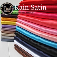 (Meter) Kain Satin / Fabric / Satin / Kain pasang / Kain meter / Kain murah