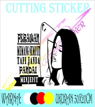 Stiker mobil kata2 perawan stiker gambar wanita stiker mobil stiker kata kata keren Kata2 PERAWAN
