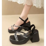 MILEY Women's Bead Strap Sandals Elegant Wedge Sandals AP56