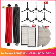 12PCS for  Q8 Max+/Q8 Max/Q5 Pro/Q5 Pro+ Robot Vacuum Replacement Parts Roller Side Brushes Filters 