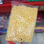 Yellow Chalk Beads 1 Pound