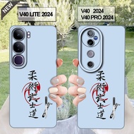 Vivo V40 case and Vivo V40 Pro case and Vivo V40 Lite case _Clear Black Flexible Silicone case