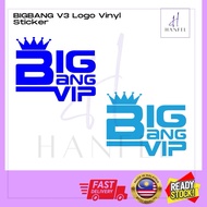 BIGBANG LOGO V3 VIP Kpop Group die-cut vinyl sticker / Decal sticker