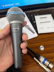 墨西哥版 Shure 舒爾 Beta58a 話筒，專業演出用有線動圈麥克風