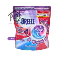 Breeze 5in1 Laundry Capsules Fresh Lavender 40pods