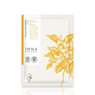INNA Organic 童顏有機 橙花光采嫩白隱形面膜 6入組