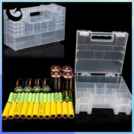 [FIREFLY1] Plastic Battery Box Storage Case Holder Organizer for AA AAA C D 9V Batteries OOO