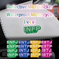 Reflective MBTI Waterproof Sticker Vinyl Motorcycle Accessories Decal