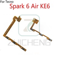 Power On Off Volume Side Button Flex Cable For Infinix Tecno Spark 6 Air KE6