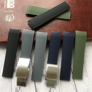 Substitute Longines Longines Longines Longines L3.742/644 Sports Diving Silicone Rubber Watch Strap 