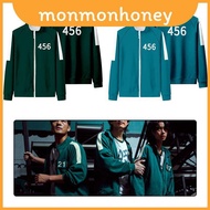 Trendy Bold Colored Squid Game Coat Jacket Sport 456 Netflix Kdrama Comfortable Mens Inspired