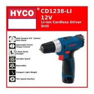 HYCO CD1238-LI 12V Li-ion Cordless Driver Drill