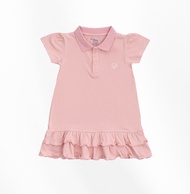 Bubaby ชุดเดรสแขนสั้นระบายชาย / Short Sleeve Dress with a Ruffled Hem