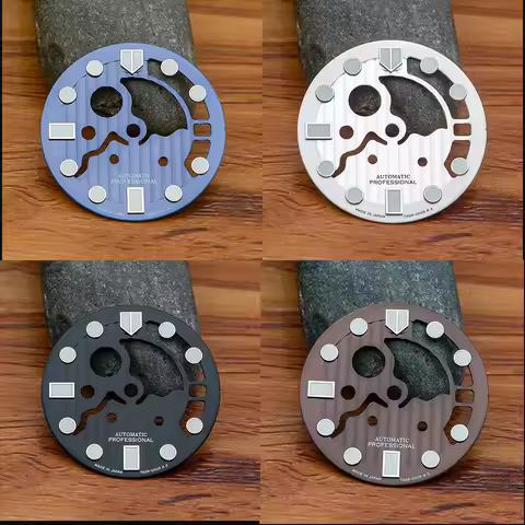 Customized Luminous Dial 28.5mm Dial Wacth surface fit For NH35 NH36 7S26 4R35 Movement Tuna SRPD SK