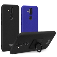 Imak NOKIA 8.1/X7 創意支架牛仔殼(磨砂藍)