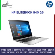 [NEW ARRIVAL-Refurbished laptop | Next day Delivery] HP ELITEBOOK 840 G6 CORE I7 -8665U | Intel Core i7-8th Gen | 14.0-Inch FHD | 16GB RAM | 512GB SSD | Windows 11 Pro | MS office | 2 month warranty