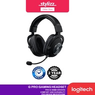 LOGITECH G PRO GAMING HEADSET - PRO-G 50 MM  PRECISION DRIVERS, PRO-GRADE  MICROPHONE, PRO-TUNED  EQ