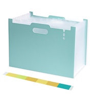 Tumosando A4 Document File, Large Capacity, Thickened Foam PP, 13 Pockets, Extendable, Accordion-Sty
