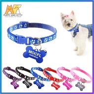 Personalized Pet name tag Custom Dog Cat Tag Engraved Name Tags with collar