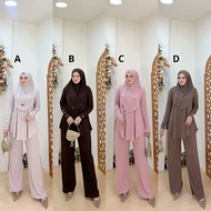 Sonia 3-in-1 Pantsuit Set By April (PO 5 July)