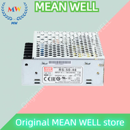 2024 ของแท้ MEAN WELL RS-50-48 50W 48V แหล่งจ่ายไฟสลับ 110V / 220V AC ถึง 48V DC 1.1A หน่วยพลังงาน 5