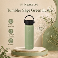 Preston Tumbler Sage Green Lustre 720ml Stainless Steel Heat and Cold Resistant 12-24 Hours - DN