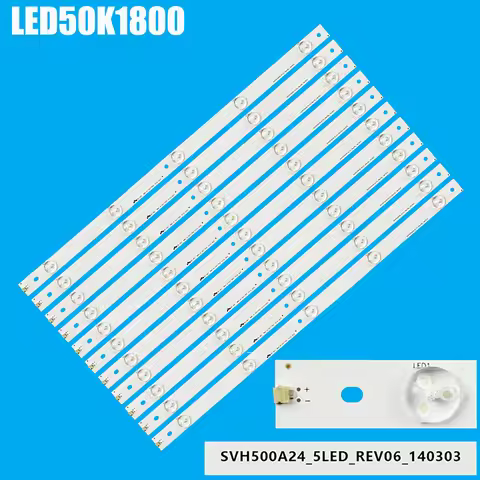 LED strip 5leds For Hisense 50'' TV SVH500A24 HD500DF-B53 HD500DF-B54 RSAG7.820.6660 50H5GB 50H5C 50