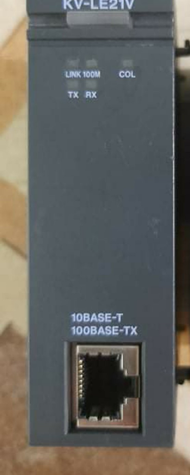 KEYENCE  KV-LE21V   KV-LE20V  ยูนิต Ethernet  สภาพใช้งาน 95%