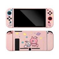 卡娜赫拉  kanahei 粉紅兔兔 p助 switch 保護套 保護殼 NS Oled Switch case