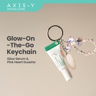 [AXIS-Y OFFICIAL] Limited Edition Glow-On-The-Go Keychain (Glow Serum & Pink Heart Guasha) GIFTS