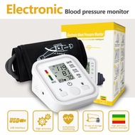 【SG Local Fast Delivery】Automatic Upper Arm BP Monitor Pulse Meter BP Machine Voice Talking Accurate