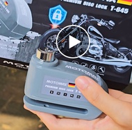 Motomax Disk Lock ดิสล็อค ล็อคดิสเบรค ล็อคดิสเบรคมอเตอร์ไซค์ ระบบป้องกันการขโมย พร้อมเสียงเตือน