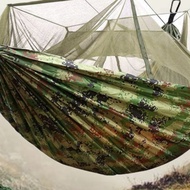 Outdoor Duyan camping hammock with mosquito net hiking army portable double adult big size hammock