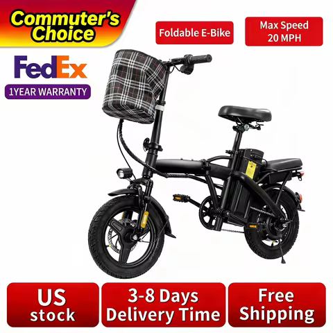 HEZZO T5 Lightweight Foldable E-Bike for Apartment Storage 48V 350W 20MPH 3-4H Fast Charging