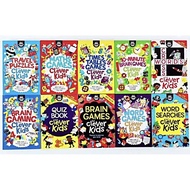 (10 Books) Clever Kids Books/Math Games/Word Search/Quiz/Brain Games