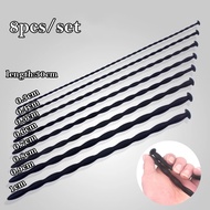 8PCS/Set Silicone Long Horse Eye Urethral Catheter Rod Sounding  Penis Plug Urethral Dilator Stimula