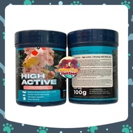 High Active minerals help increase food absorption for arowana fish, 100g bottle