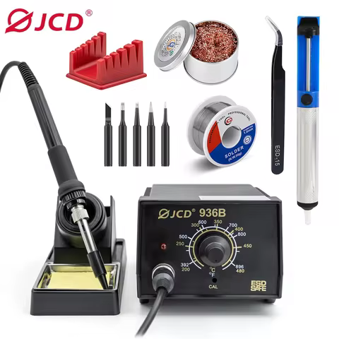 JCD 936 Soldering Station 60W Adjustable Temperature Anti-static 110V 220V Welding Station Electroni