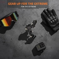 [GON] 4/5/7Pcs Full Face Holder Accessories Strap Motorcycle Helmet Mount For 13 12 11 10 Yi Osmo Ac